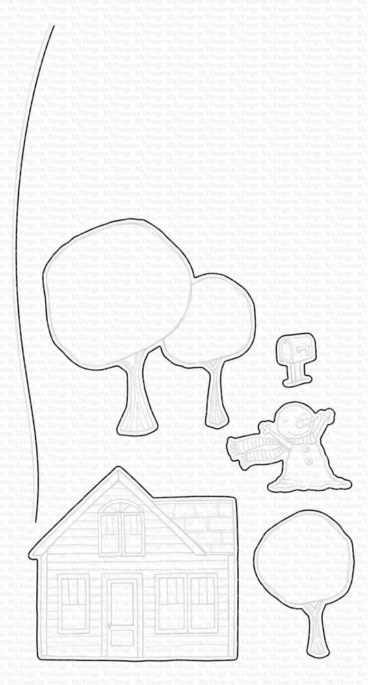 My Favorite Things Die-namics Flurry of Love (MFT-1840)