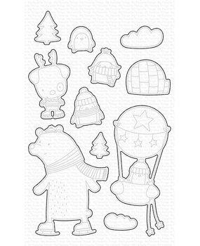 My Favorite Things Die-namics Warm Hugs And Frosty Kisses (MFT-1846)