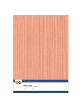 Card Deco Linen Cardstock Soft Orange 10 Vel A4 (LKK-A410)