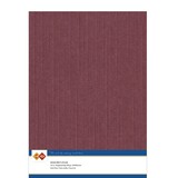 Card Deco Linen Cardstock Burgundy 10 Vel A4 (LKK-A414)