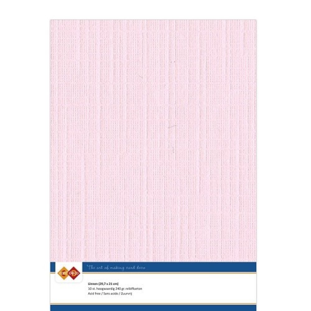 Card Deco Linen Cardstock Light Pink 10 Vel A4 (LKK-A415) Card Deco Linen Cardstock Light Pink 10 Vel A4 (LKK-A415)