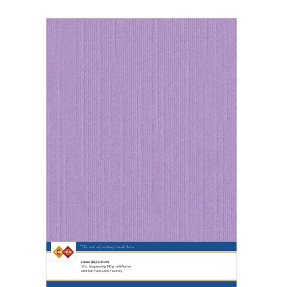 Card Deco Linen Cardstock Lilac 10 Vel A4 (LKK-A417) Card Deco Linen Cardstock Lilac 10 Vel A4 (LKK-A417)