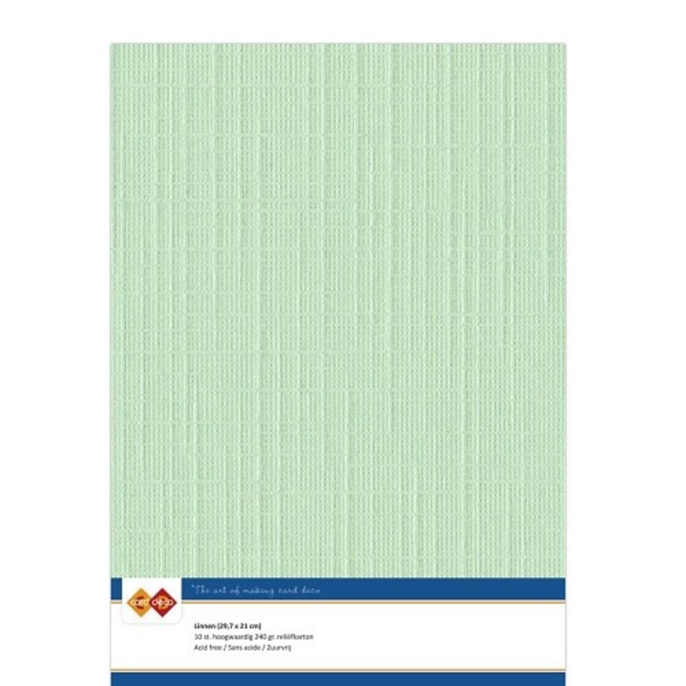 Card Deco Linen Cardstock Middle Green 10 Vel A4 (LKK-A420) Card Deco Linen Cardstock Middle Green 10 Vel A4 (LKK-A420)