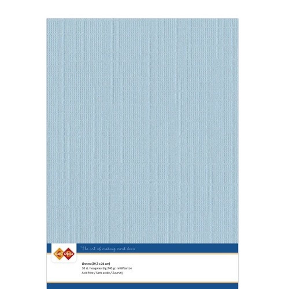 Card Deco Linen Cardstock Soft Blue 10 Vel A4 (LKK-A426) Card Deco Linen Cardstock Soft Blue 10 Vel A4 (LKK-A426)