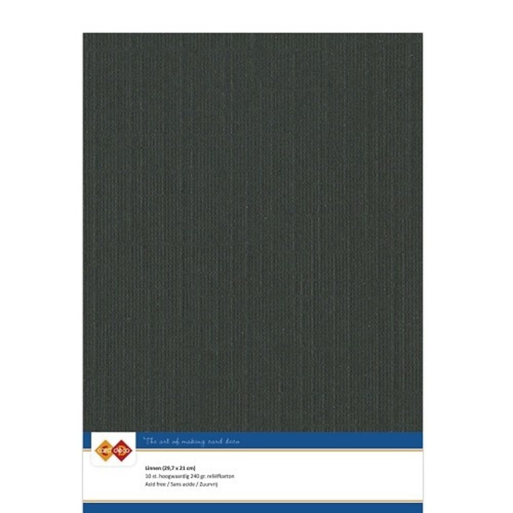Card Deco Linen Cardstock Black 10 Vel A4 (LKK-A431) Card Deco Linen Cardstock Black 10 Vel A4 (LKK-A431)