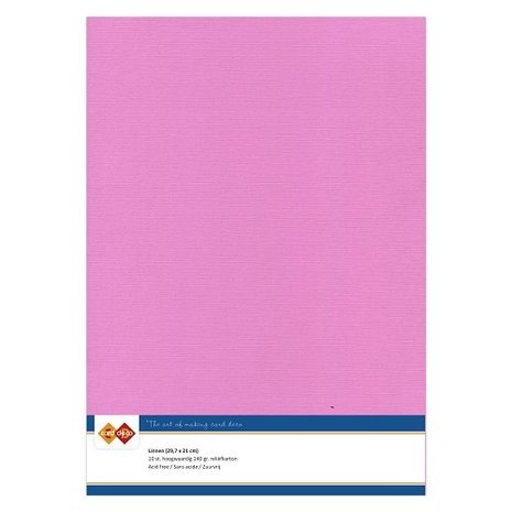 Card Deco Linen Cardstock Fuchsia 10 Vel A4 (LKK-A437) Card Deco Linen Cardstock Fuchsia 10 Vel A4 (LKK-A437)