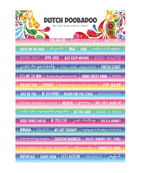 Dutch Doobadoo Sticker A5 Text Mandalas (491.200.015) Dutch Doobadoo Sticker A5 Text Mandalas (491.200.015)