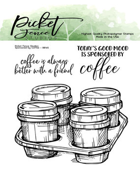 Picket Fence Studios Sponsored by Coffee Clear Stamps (BB-145) Picket Fence Studios Sponsored by Coffee Clear Stamps (BB-145)