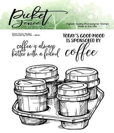 Picket Fence Studios Sponsored by Coffee Clear Stamps (BB-145) Picket Fence Studios Sponsored by Coffee Clear Stamps (BB-145)