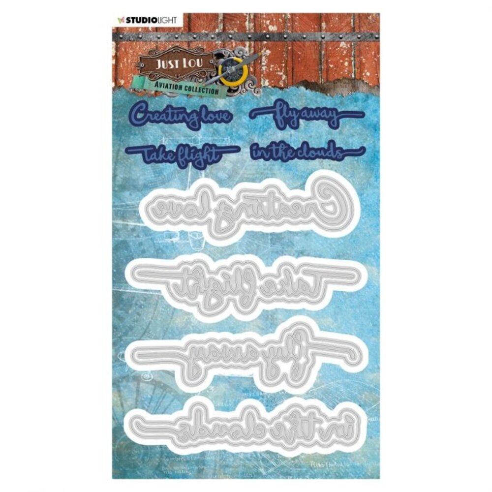 Studio Light Just Lou Cutting & Embossing Die Aviation Collection nr.12 (STENCILJL12) Studio Light Just Lou Cutting & Embossing Die Aviation Collection nr.12 (STENCILJL12)