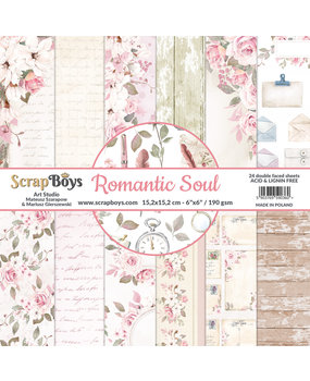 ScrapBoys Romantic Soul 6x6 Inch Paper Pad (ROSO-09)