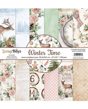 ScrapBoys Winter Time 12x12 Inch Paper Set (WITI-08)