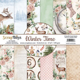 ScrapBoys Winter Time 6x6 Inch Paper Pad (WITI-09)