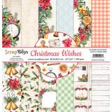 ScrapBoys Christmas Wishes 12x12 Inch Paper Set (CHWI-08)