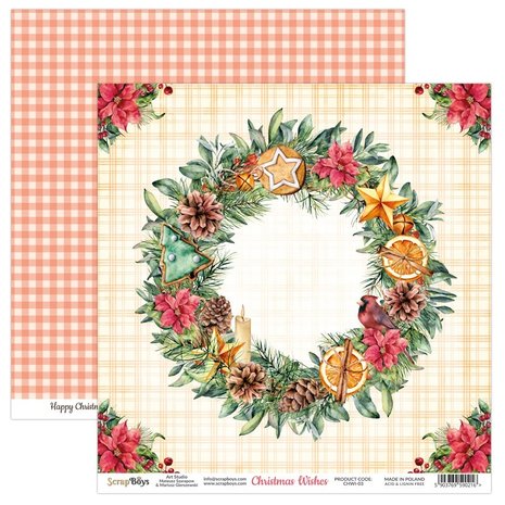 ScrapBoys Christmas Wishes 12x12 Inch Paper Set (CHWI-08) ScrapBoys Christmas Wishes 12x12 Inch Paper Set (CHWI-08)