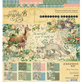 Graphic 45 Woodland Friends 8x8 Inch Paper Pad (4502134)