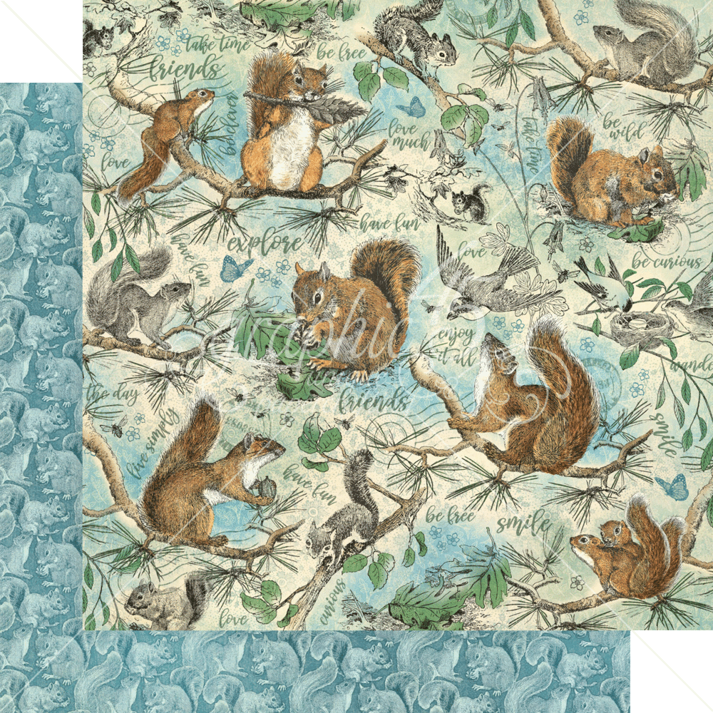Graphic 45 Woodland Friends 8x8 Inch Paper Pad (4502134) Graphic 45 Woodland Friends 8x8 Inch Paper Pad (4502134)