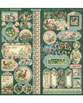 Graphic 45 Woodland Friends Stickers (4502138)