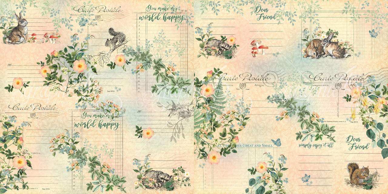 Graphic 45 Woodland Friends Journaling & Ephemera Cards (4502139) Graphic 45 Woodland Friends Journaling & Ephemera Cards (4502139)