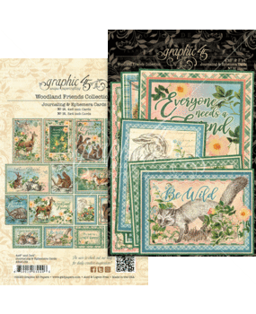 Graphic 45 Woodland Friends Journaling & Ephemera Cards (4502139) Graphic 45 Woodland Friends Journaling & Ephemera Cards (4502139)