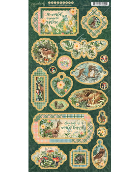 Graphic 45 Woodland Friends Chipboard (4502137)