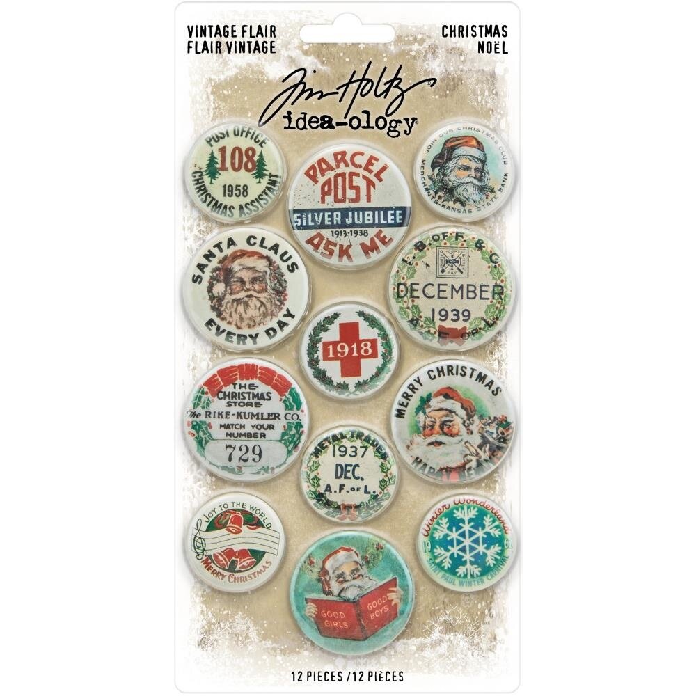 Idea-ology Tim Holtz Christmas Vintage Flair (TH94105)