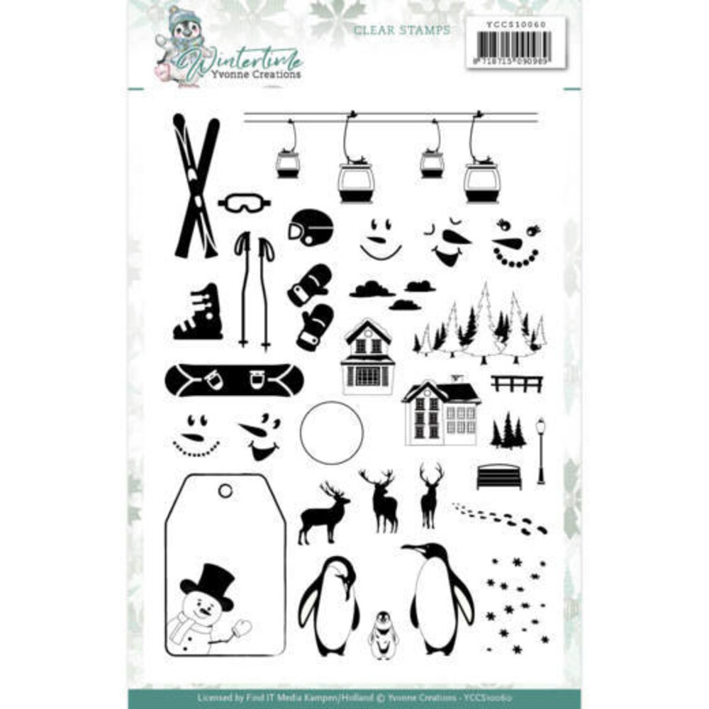 Yvonne Creations Winter Time Clear Stamp Set (YCCS10060) Yvonne Creations Winter Time Clear Stamp Set (YCCS10060)