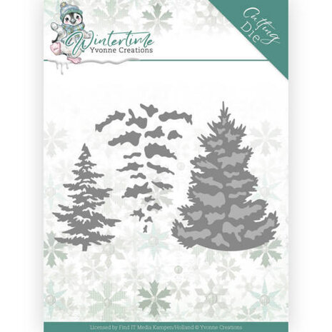 Yvonne Creations Winter Time Pine Tree Die (YCD10216)