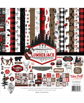 Echo Park Let's Lumberjack 12x12 Inch Collection Kit (LU225016)* Echo Park Let's Lumberjack 12x12 Inch Collection Kit (LU225016)*