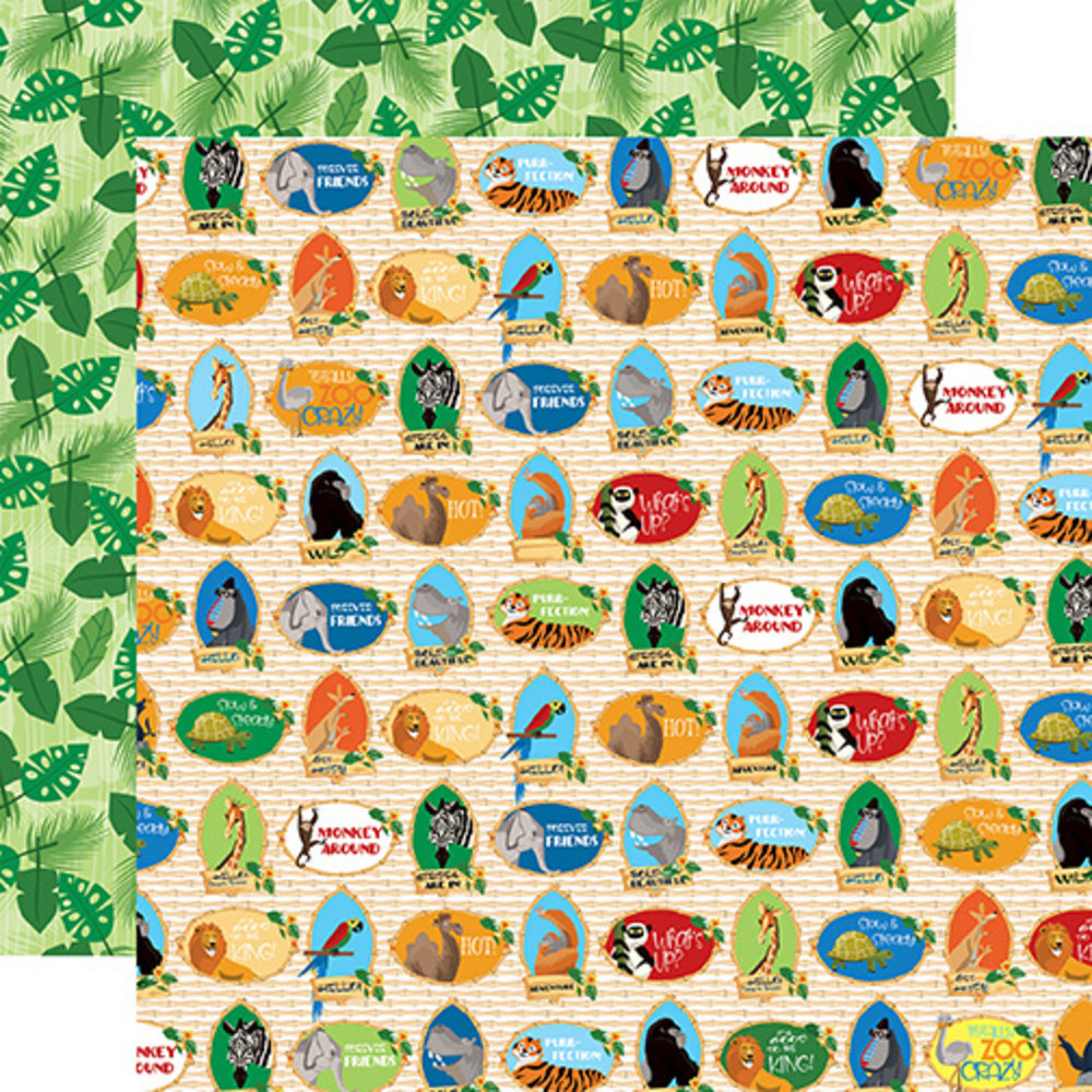 Carta Bella Zoo Adventure 6x6 Inch Paper Pad (CBZA128023) Carta Bella Zoo Adventure 6x6 Inch Paper Pad (CBZA128023)