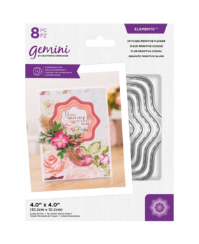 Gemini Stitched Primitive Flower Elements Dies (GEM-MD-ELE-SPF)
