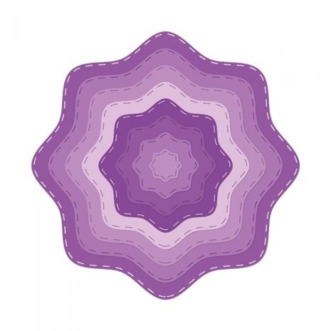 Gemini Stitched Primitive Flower Elements Dies (GEM-MD-ELE-SPF)