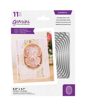 Gemini Stitched Fancy Oval Elements Dies (GEM-MD-ELE-SFO) Gemini Stitched Fancy Oval Elements Dies (GEM-MD-ELE-SFO)