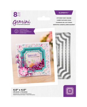 Gemini Stitched Fancy Square Elements Dies (GEM-MD-ELE-SFS)