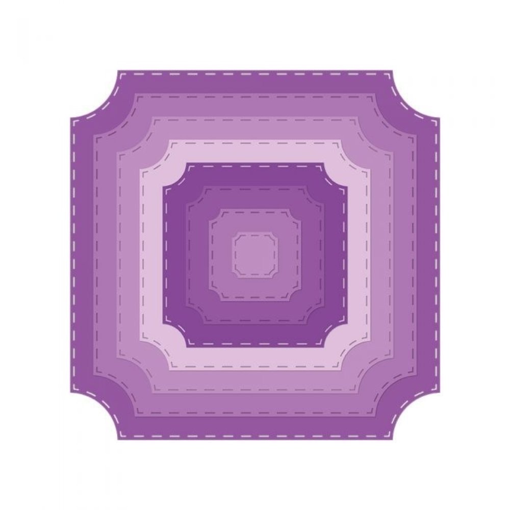 Gemini Stitched Fancy Square Elements Dies (GEM-MD-ELE-SFS)