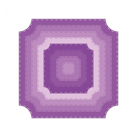 Gemini Stitched Fancy Square Elements Dies (GEM-MD-ELE-SFS)