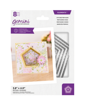 Gemini Stitched Pentagon Elements Dies (GEM-MD-ELE-SPE)