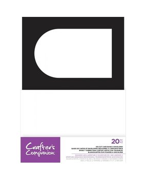 Crafter's Companion Arched Window Aperture 5x7 Inch Die-Cut Card Bases & Envelopes (CC-CB-ARCH)