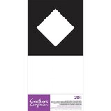 Crafter's Companion Diamond Aperture 6x6 Inch Die-Cut Card Bases & Envelopes (CC-CB-DIAM)
