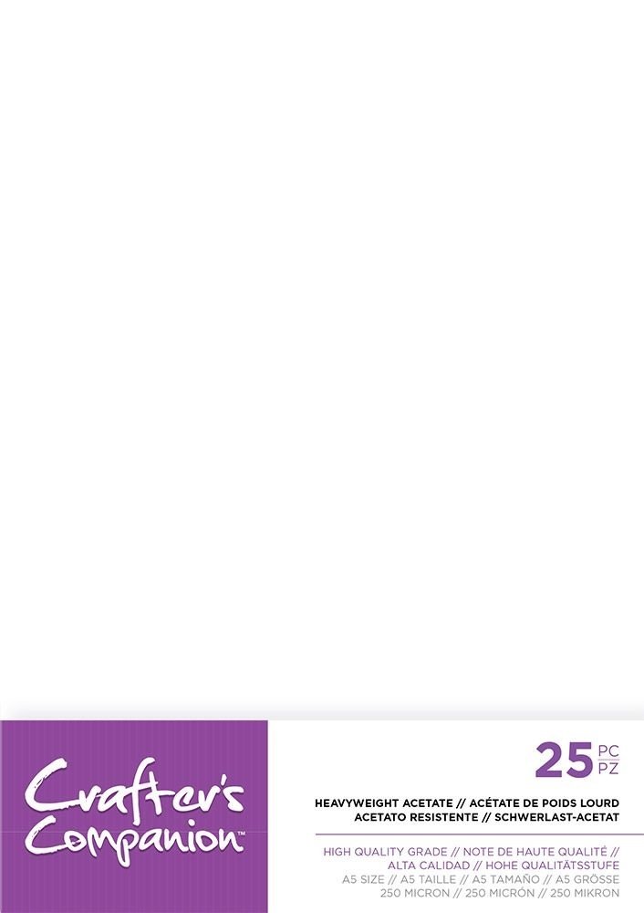 Crafter's Companion Heavyweight Acetate A5 (CC-ACE-A5) Crafter's Companion Heavyweight Acetate A5 (CC-ACE-A5)