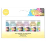 Artiste Acrylic Paint Pack 6x59ml Pastel (DOA 763290)