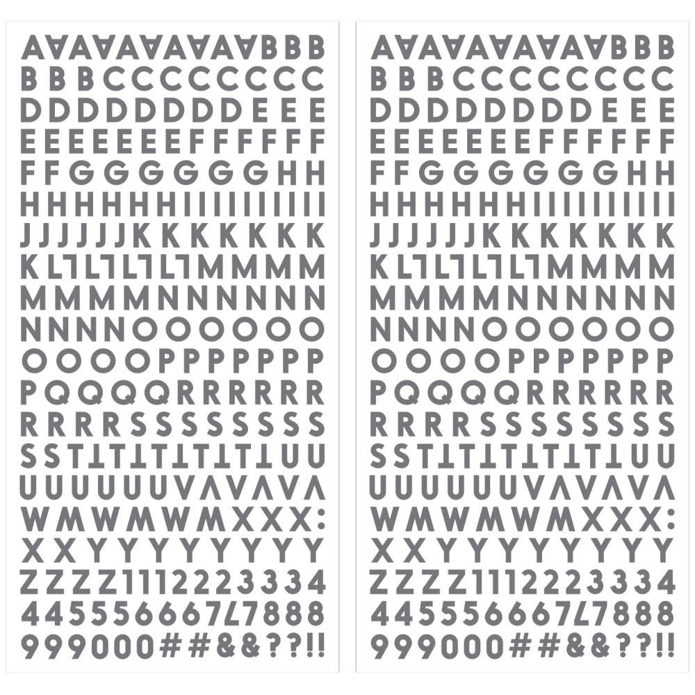 We R Memory Keepers 3D Mold Press Dimensional Alphas Small (661363)