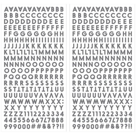 We R Memory Keepers 3D Mold Press Dimensional Alphas Small (661363)