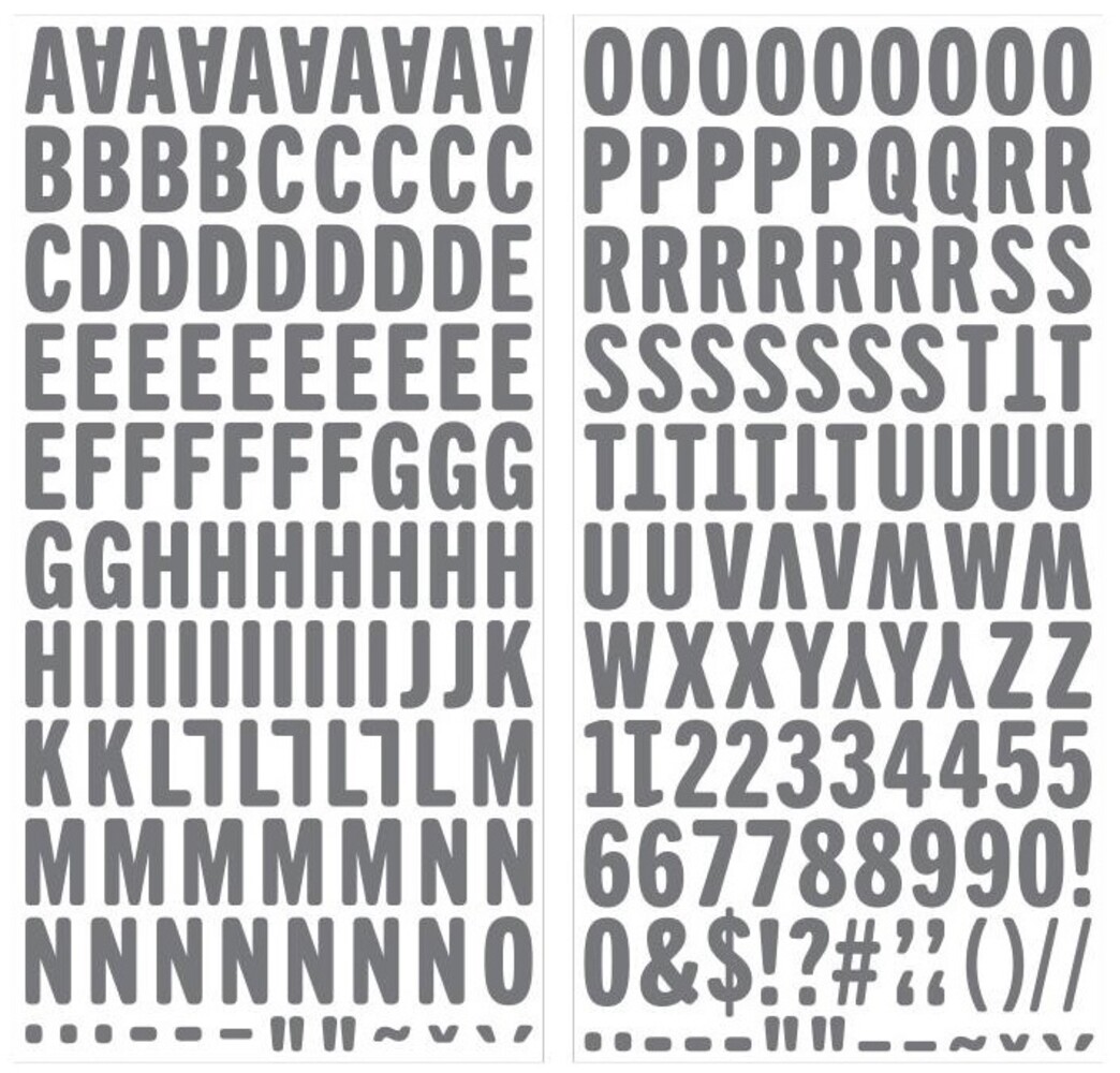 We R Memory Keepers 3D Mold Press Dimensional Alphas Large (661362)