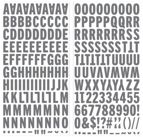 We R Memory Keepers 3D Mold Press Dimensional Alphas Large (661362)