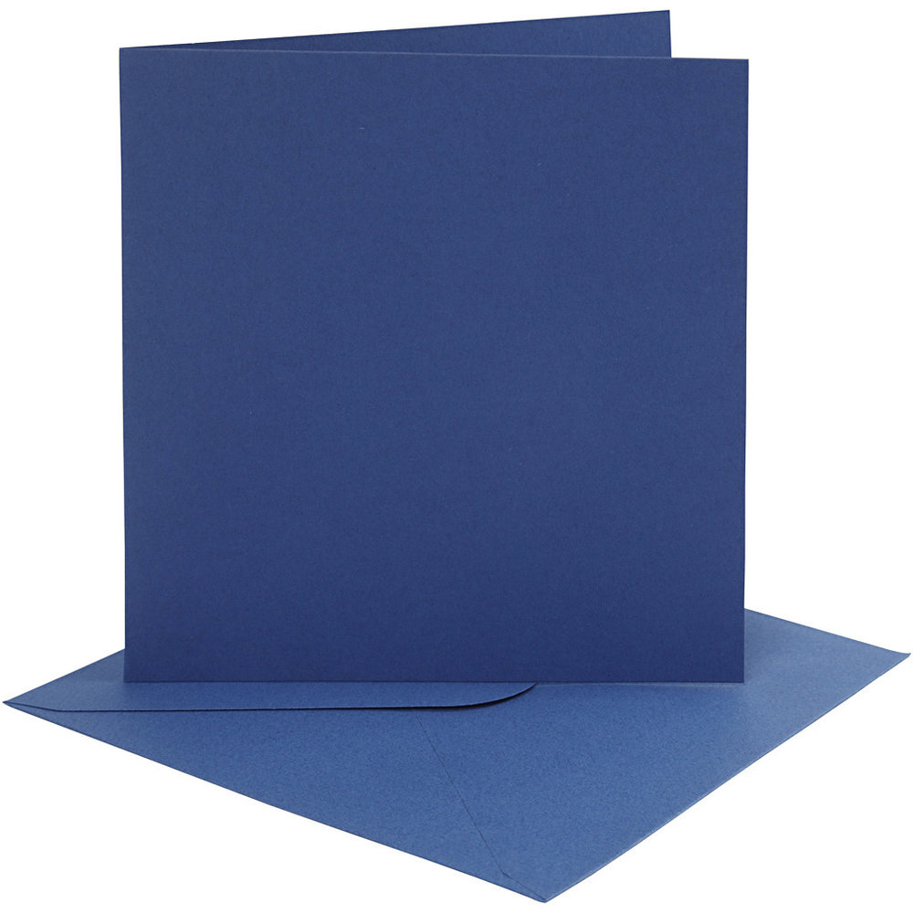Paperpads.nl SELECT Kaarten & Enveloppen Set Blauw 15,2x15,2 cm (230545)