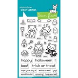 Lawn Fawn Fox Costumes Before 'n Afters Clear Stamps (LF2401)