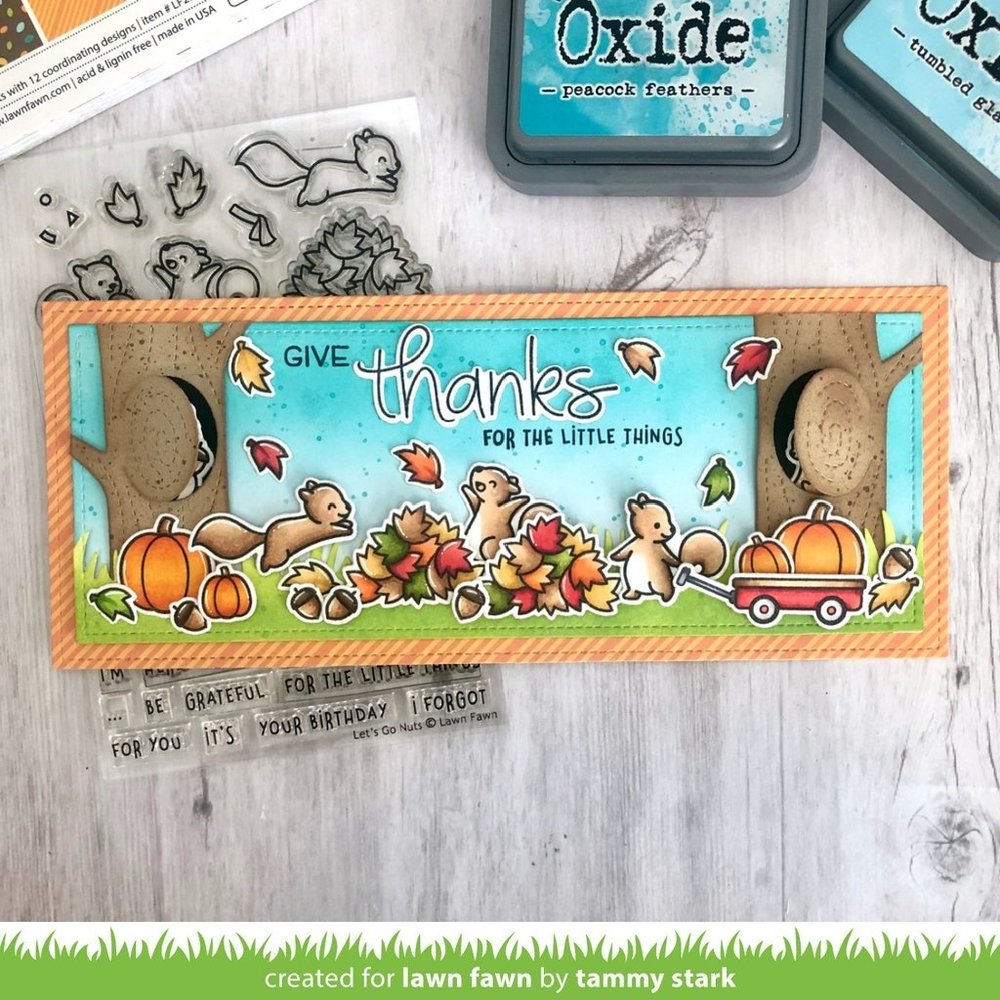 Lawn Fawn Thanks Thanks Thanks Clear Stamps (LF2405) Lawn Fawn Thanks Thanks Thanks Clear Stamps (LF2405)