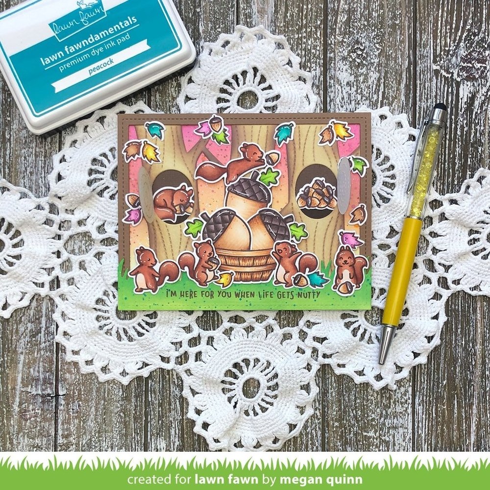Lawn Fawn Let's Go Nuts Clear Stamps (LF2407) Lawn Fawn Let's Go Nuts Clear Stamps (LF2407)