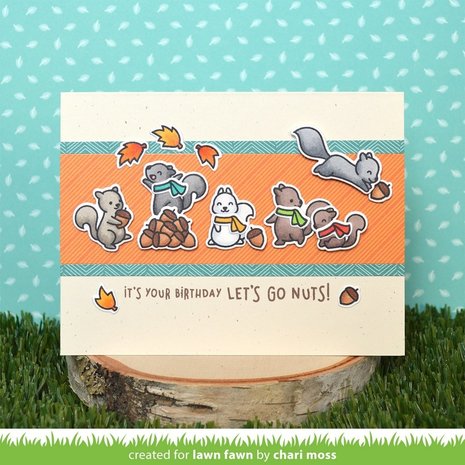 Lawn Fawn Let's Go Nuts Clear Stamps (LF2407) Lawn Fawn Let's Go Nuts Clear Stamps (LF2407)